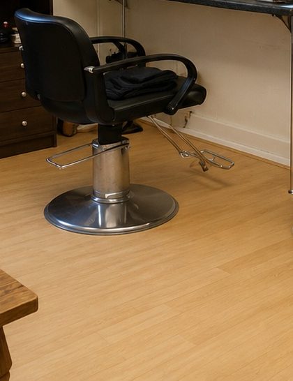 The styling chair at Anna's Quality Cuts